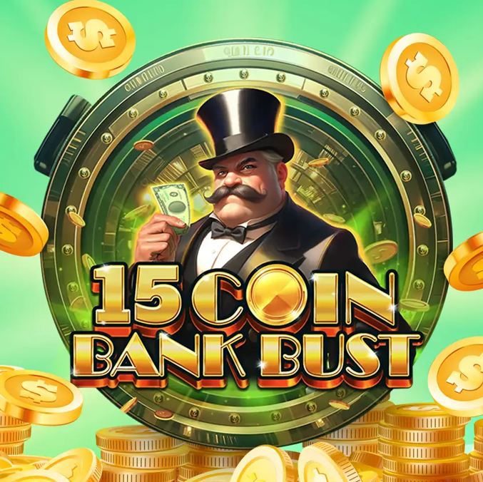 Complete guide to the rules of the 15 Coin Bank Bust slot 